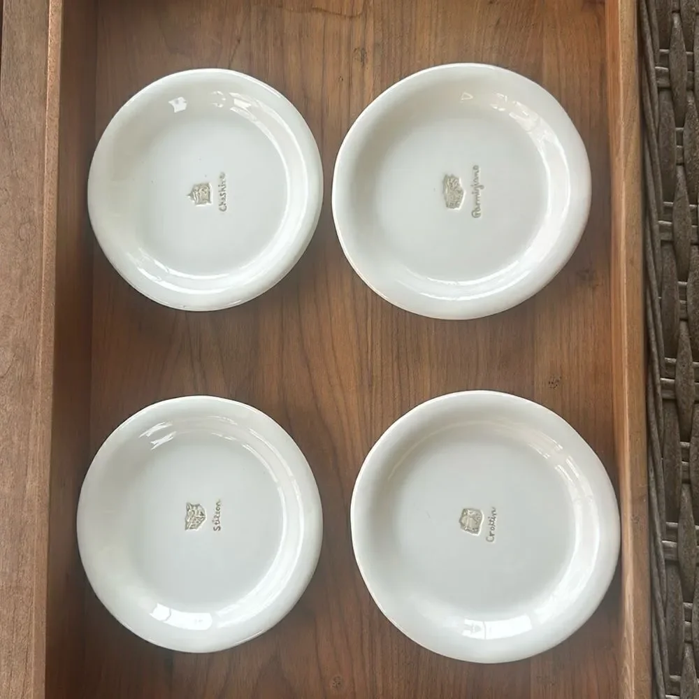 Williams-Sonoma French Cheese Plates Set of 4